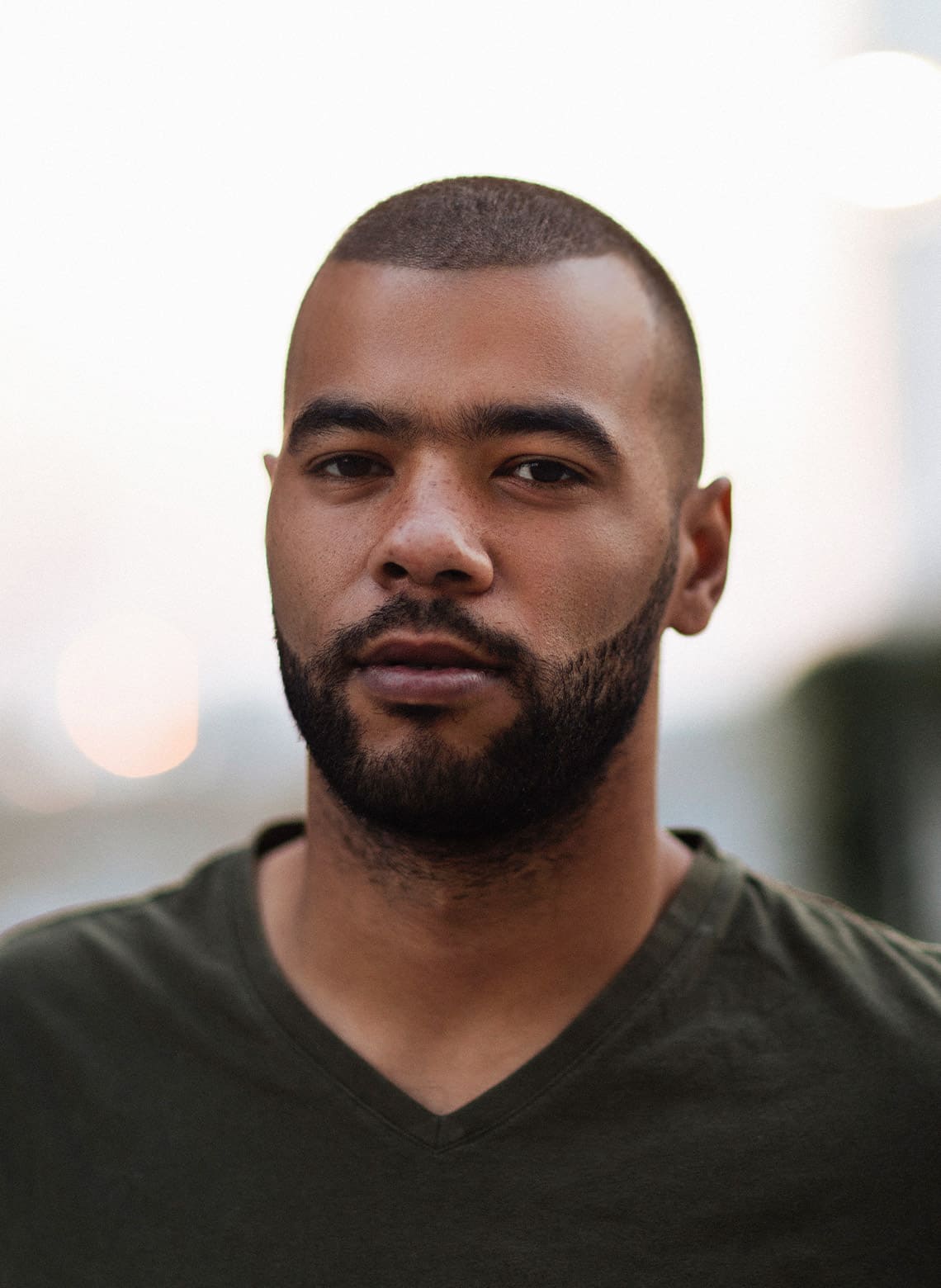 Buzz cut for receding hairline