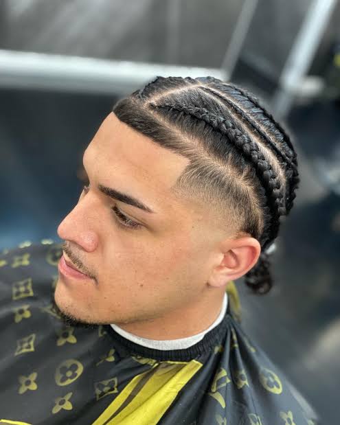 Braids with Drop Fade
