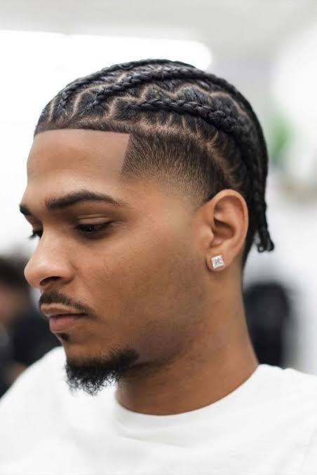 Cornrow Taper Fade