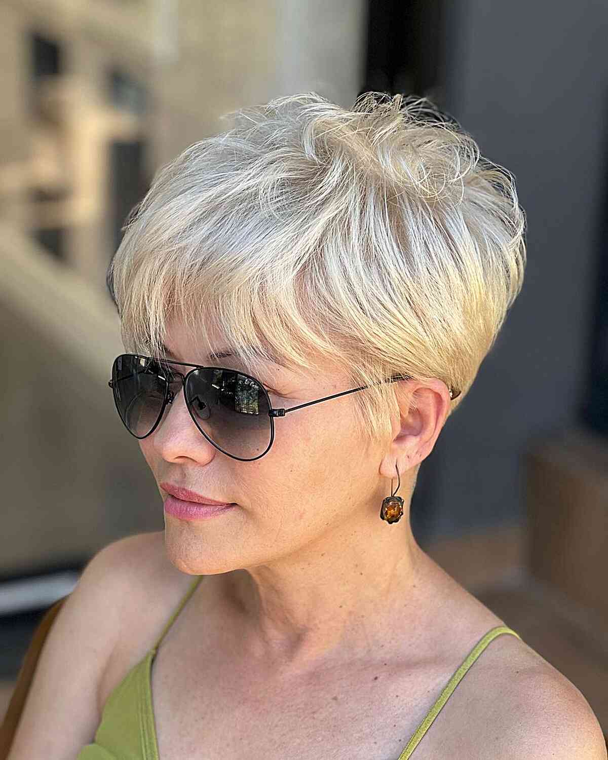 Pixie with Longer Bangs